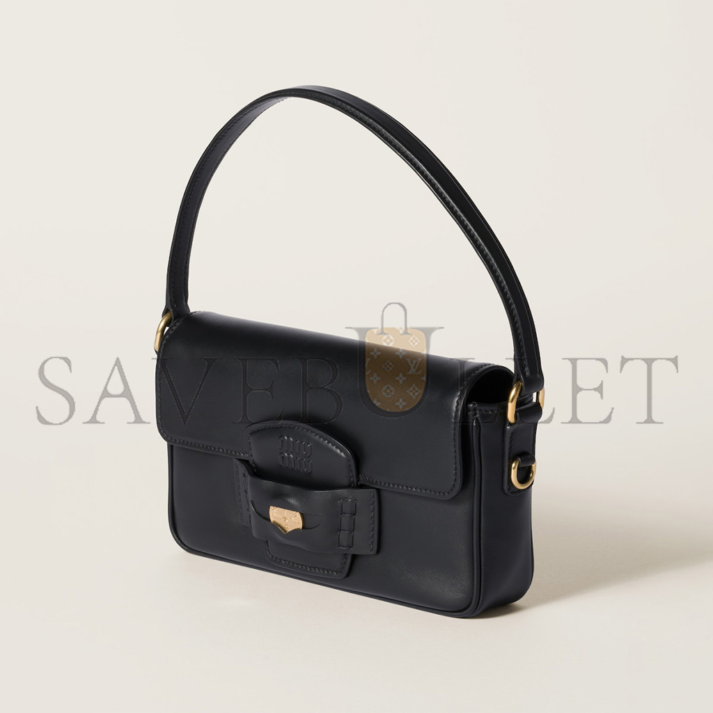 MIU MIU PENNY LEATHER BAG 5BD270 (23*13.5*5cm)